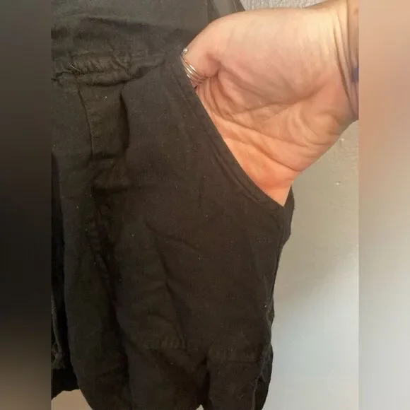 So Clothing black drawstring waist romper - Picture 3 of 5